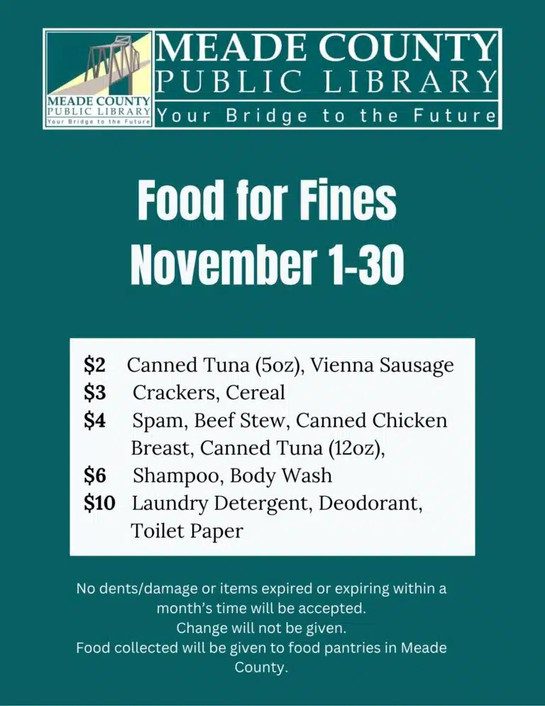 Food for fines Graphic