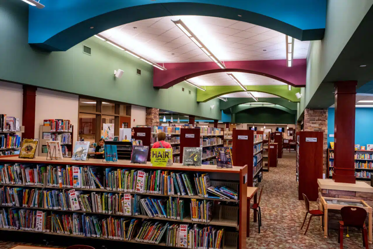 Interior view of Meade County Public Library